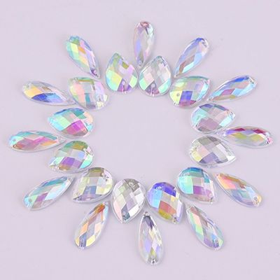 Mano estremamente brillante sul materiale di vetro di sfaccettature dei cristalli di rocca 14 per le scarpe